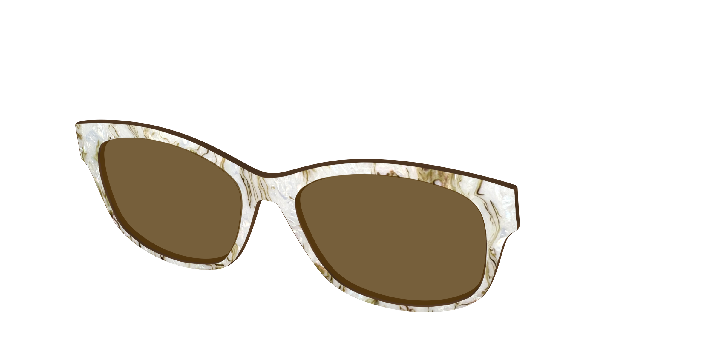 The Polarized Ivory Sand Pearl Shell Sun Top - Image 40