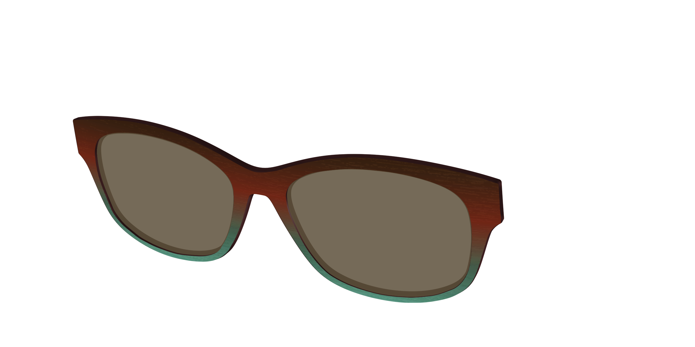 The Polarized Mahogany to Juniper Woodgrain Sun Top - Image 40