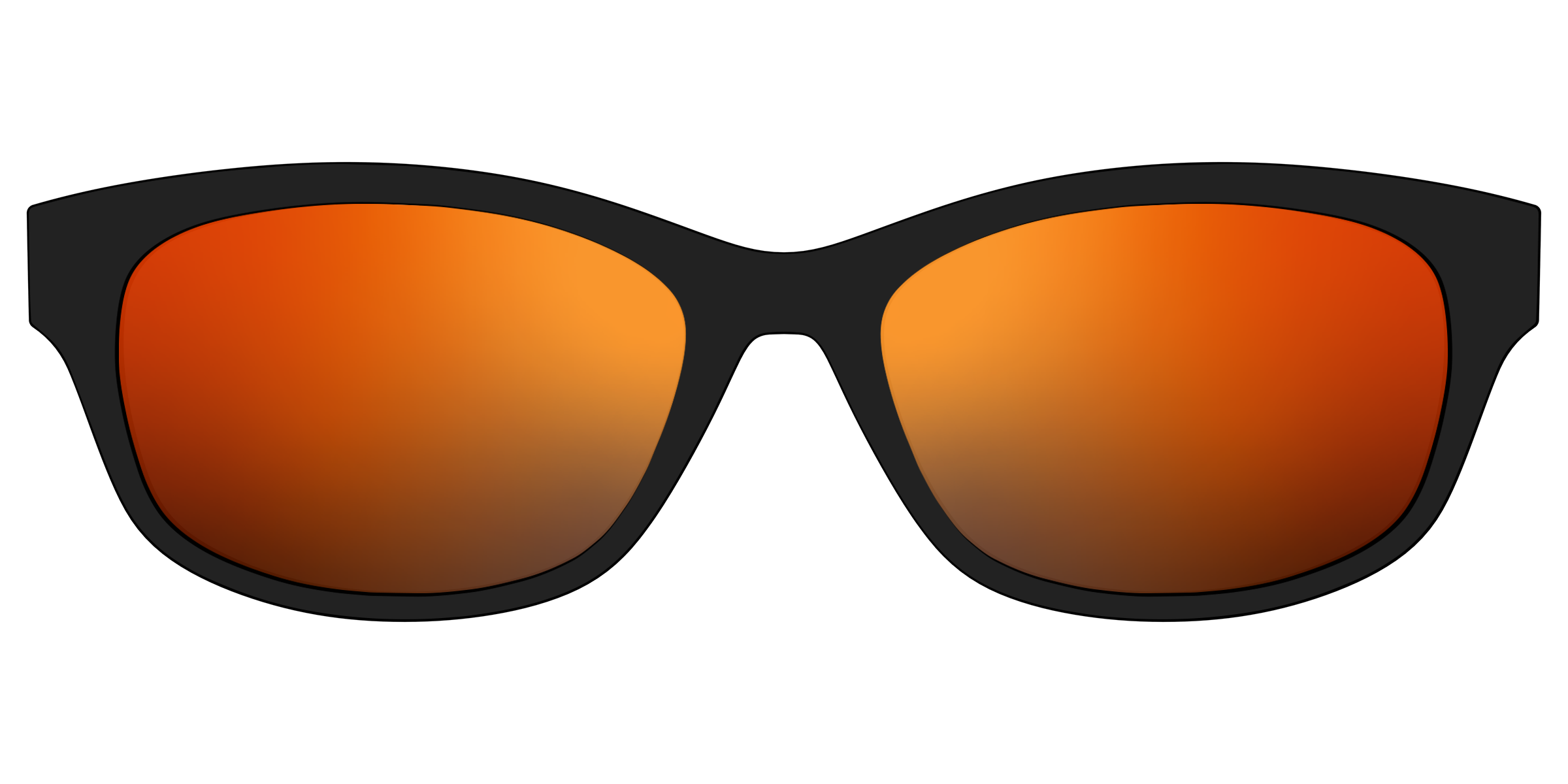 The Polarized Orange Reflective Sun Top - Image 21