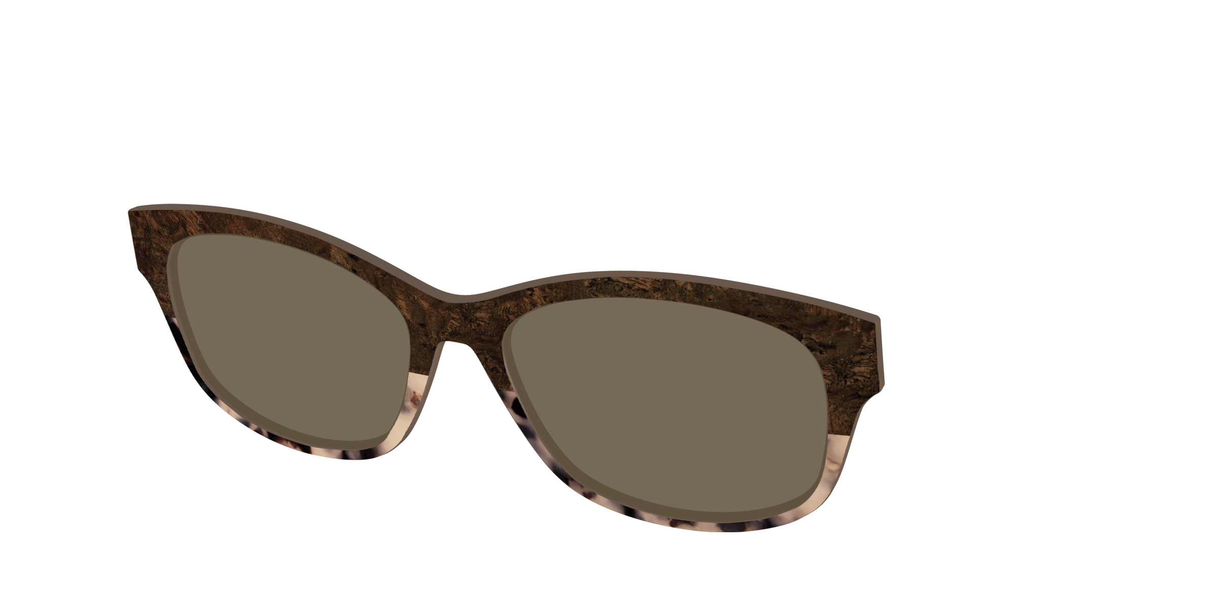The Polarized Dark Oak Tortoise Split Sun Top - Image 40