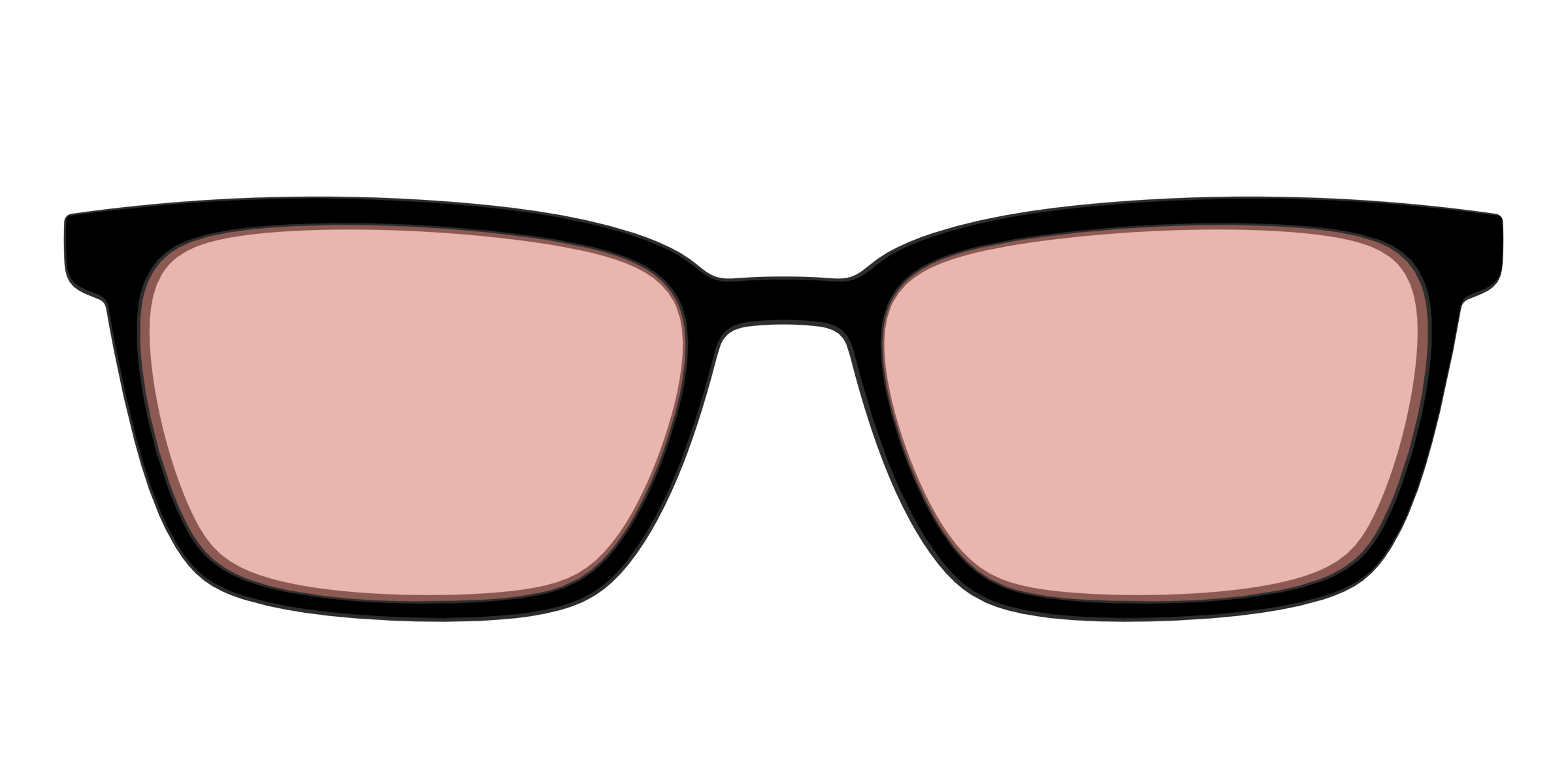 The Black With Coral Pink Lens - Image 45