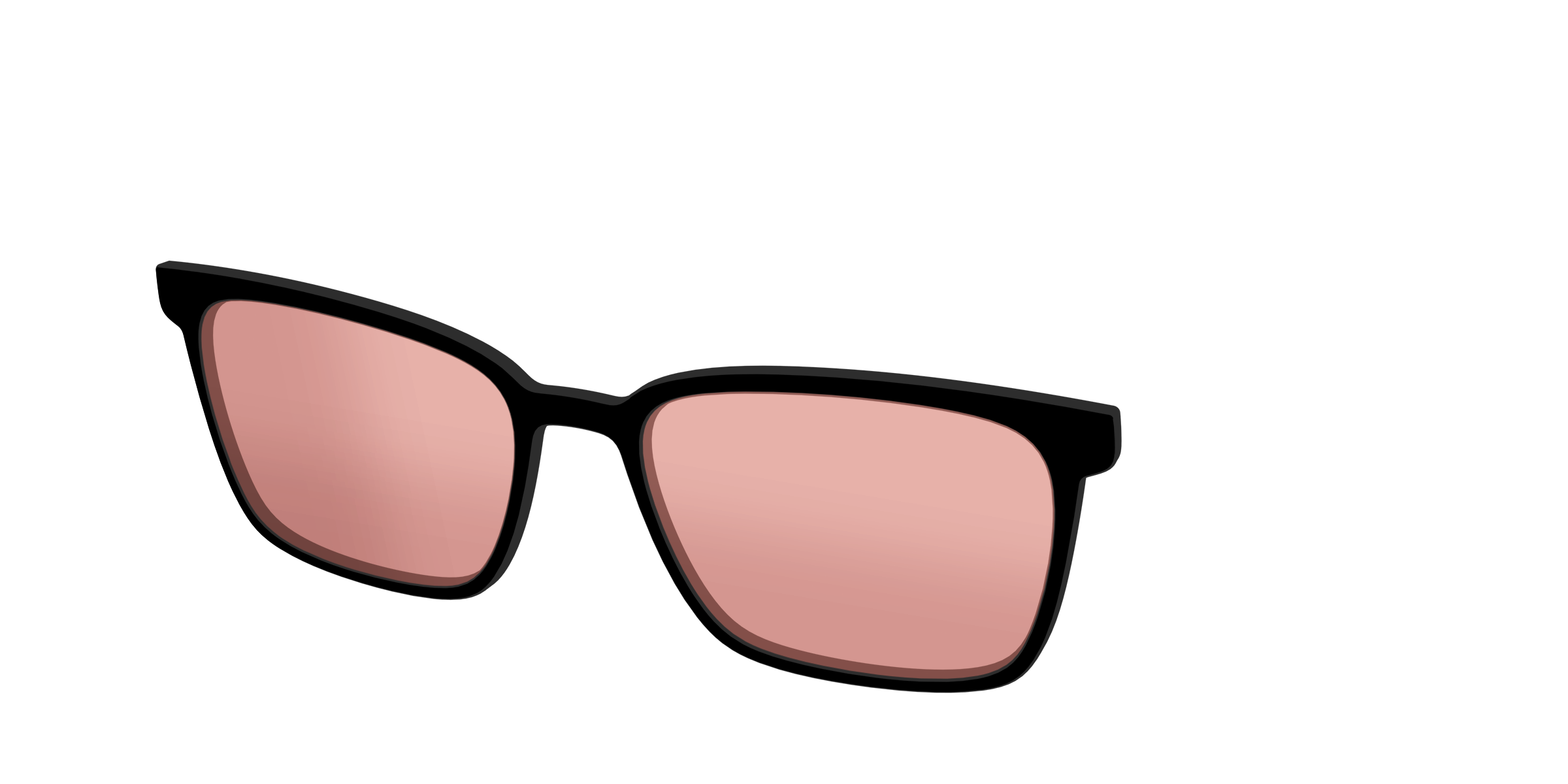 The Black With Coral Pink Lens - Image 46