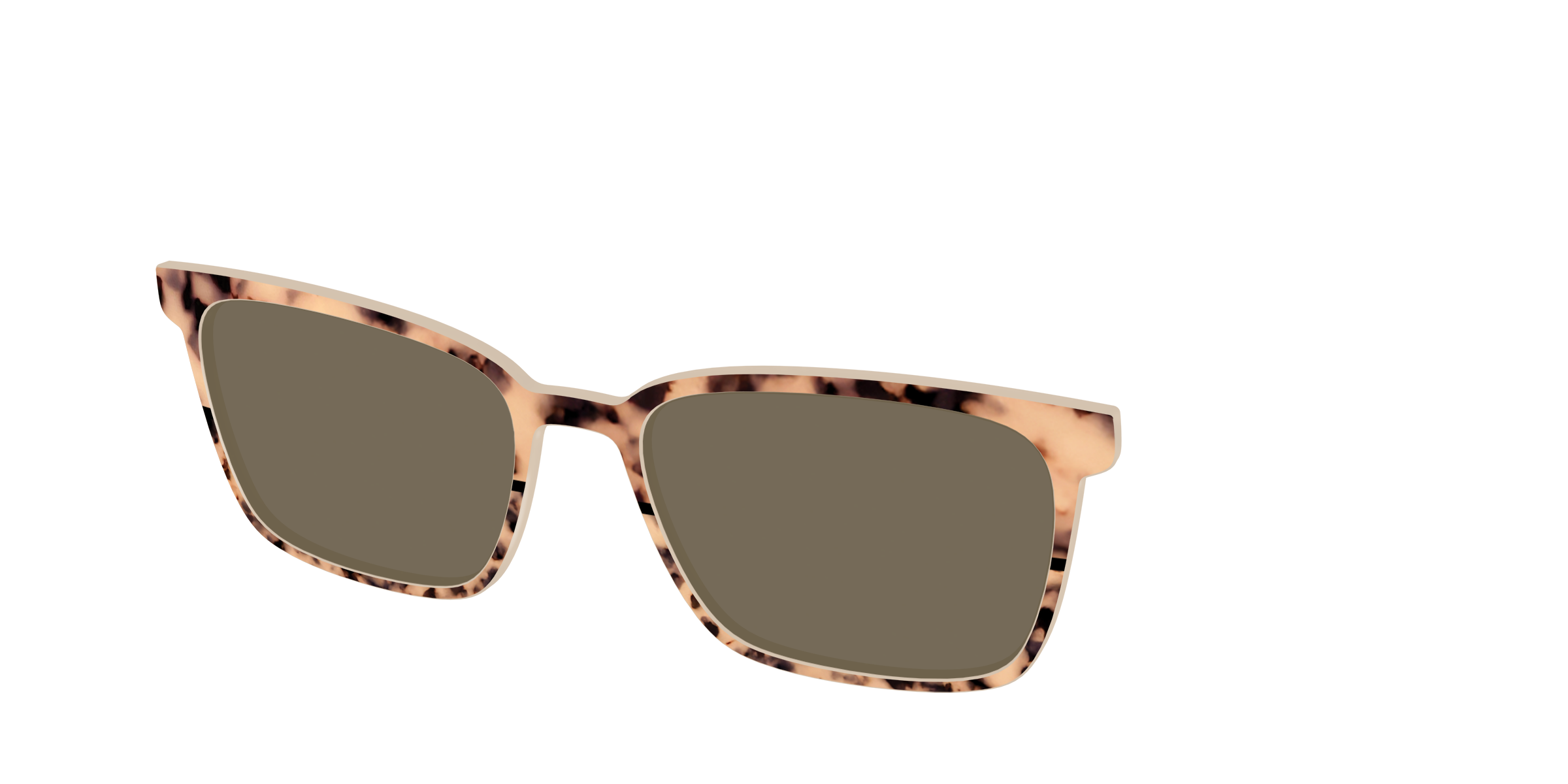The Polarized Bisque Tortoise Split Sun Top - Image 46