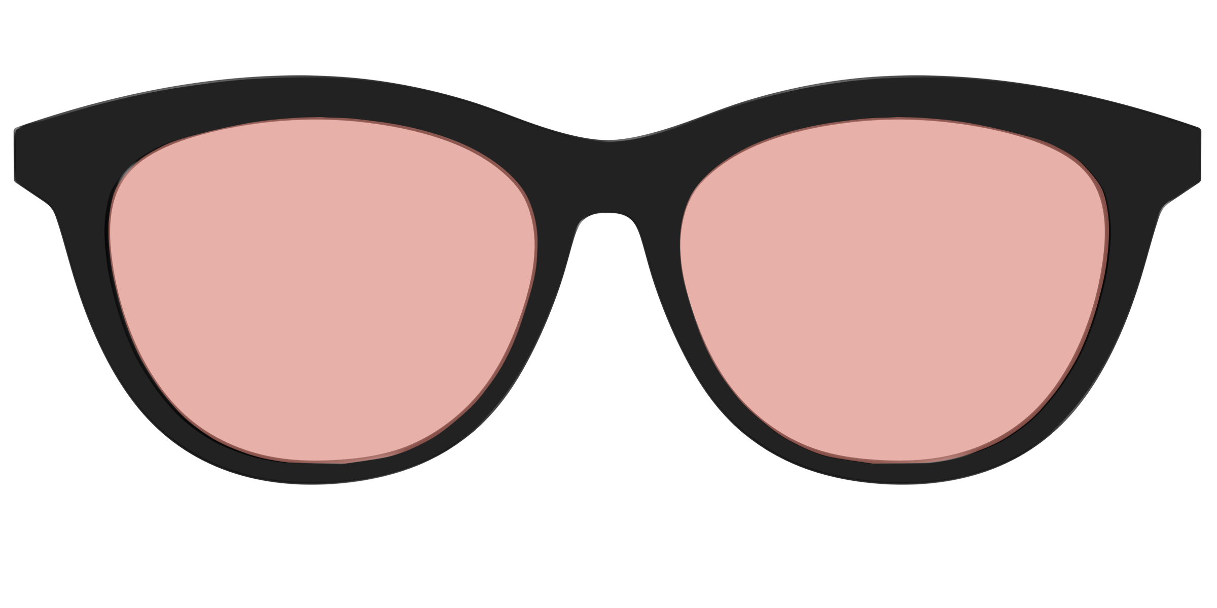 The Black With Coral Pink Lens - Image 41