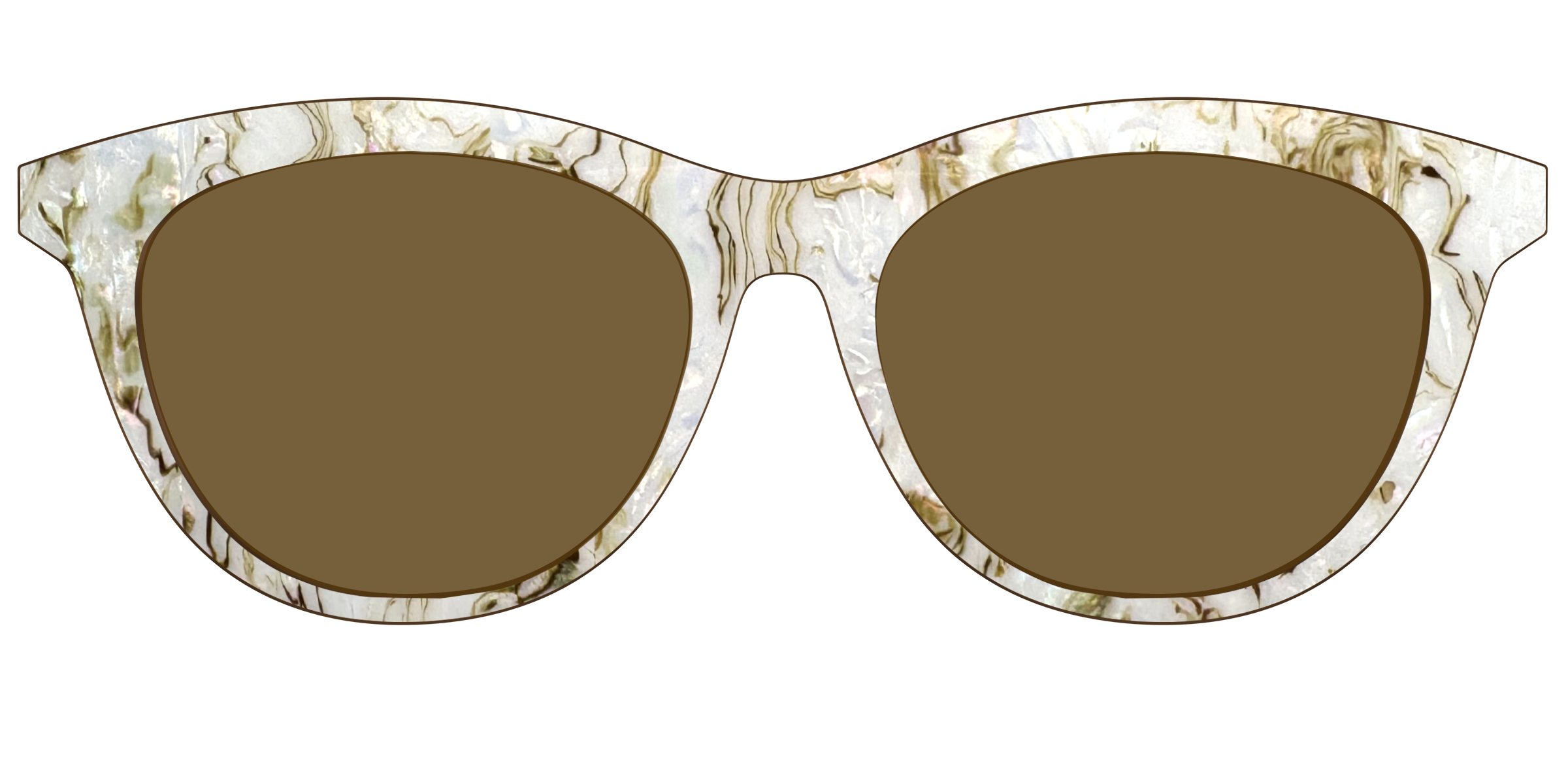 The Polarized Ivory Sand Pearl Shell Sun Top - Image 41