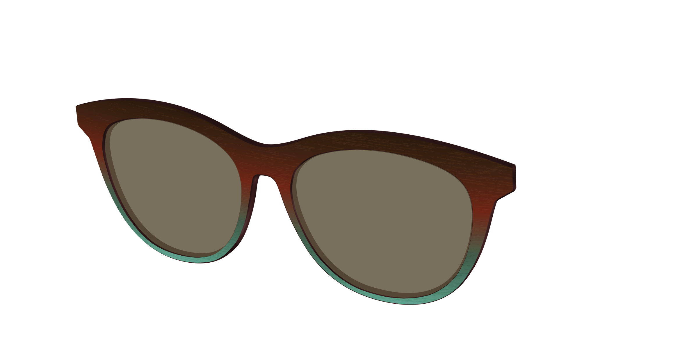 The Polarized Mahogany to Juniper Woodgrain Sun Top - Image 42
