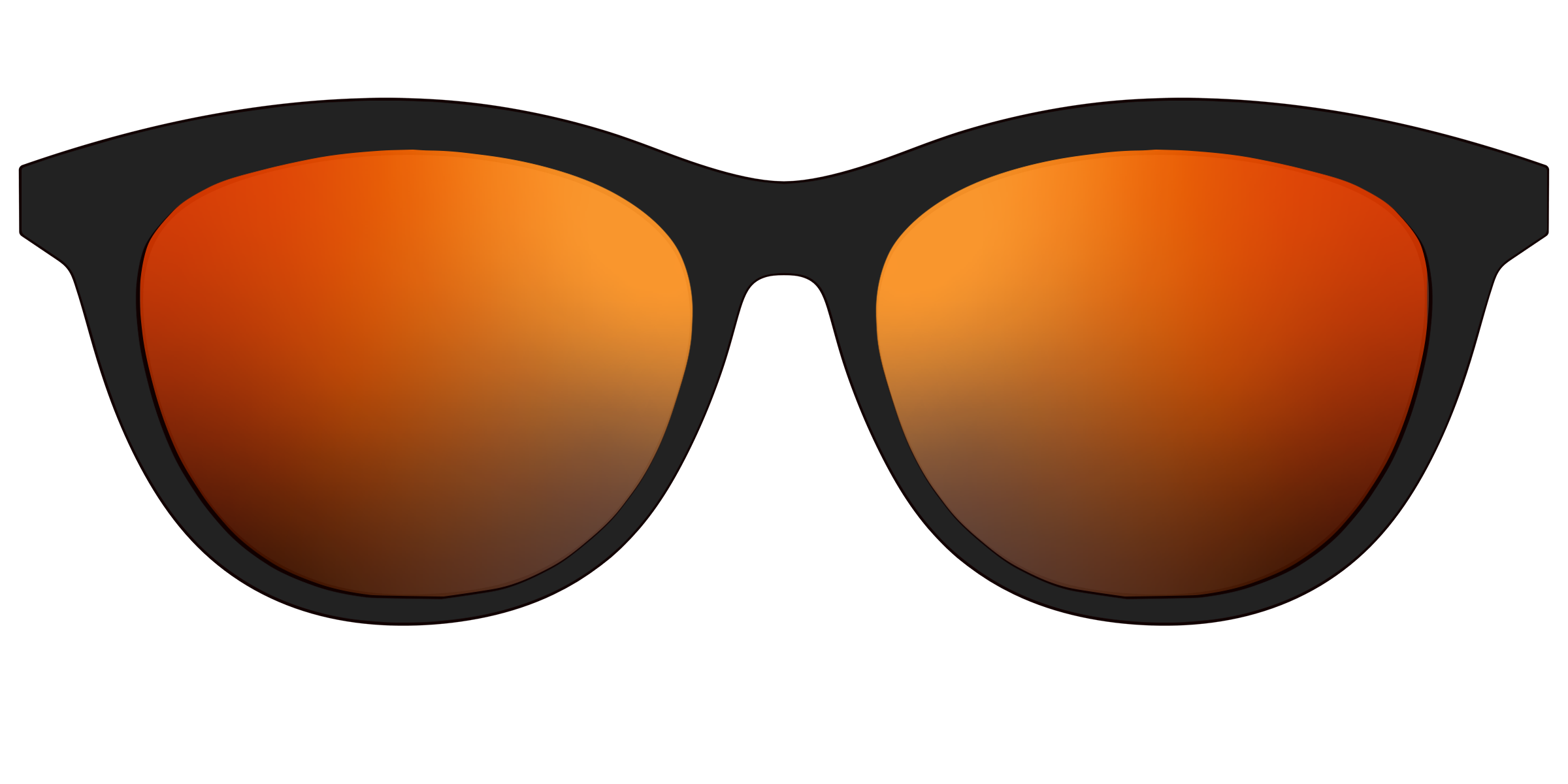 The Polarized Orange Reflective Sun Top - Image 23