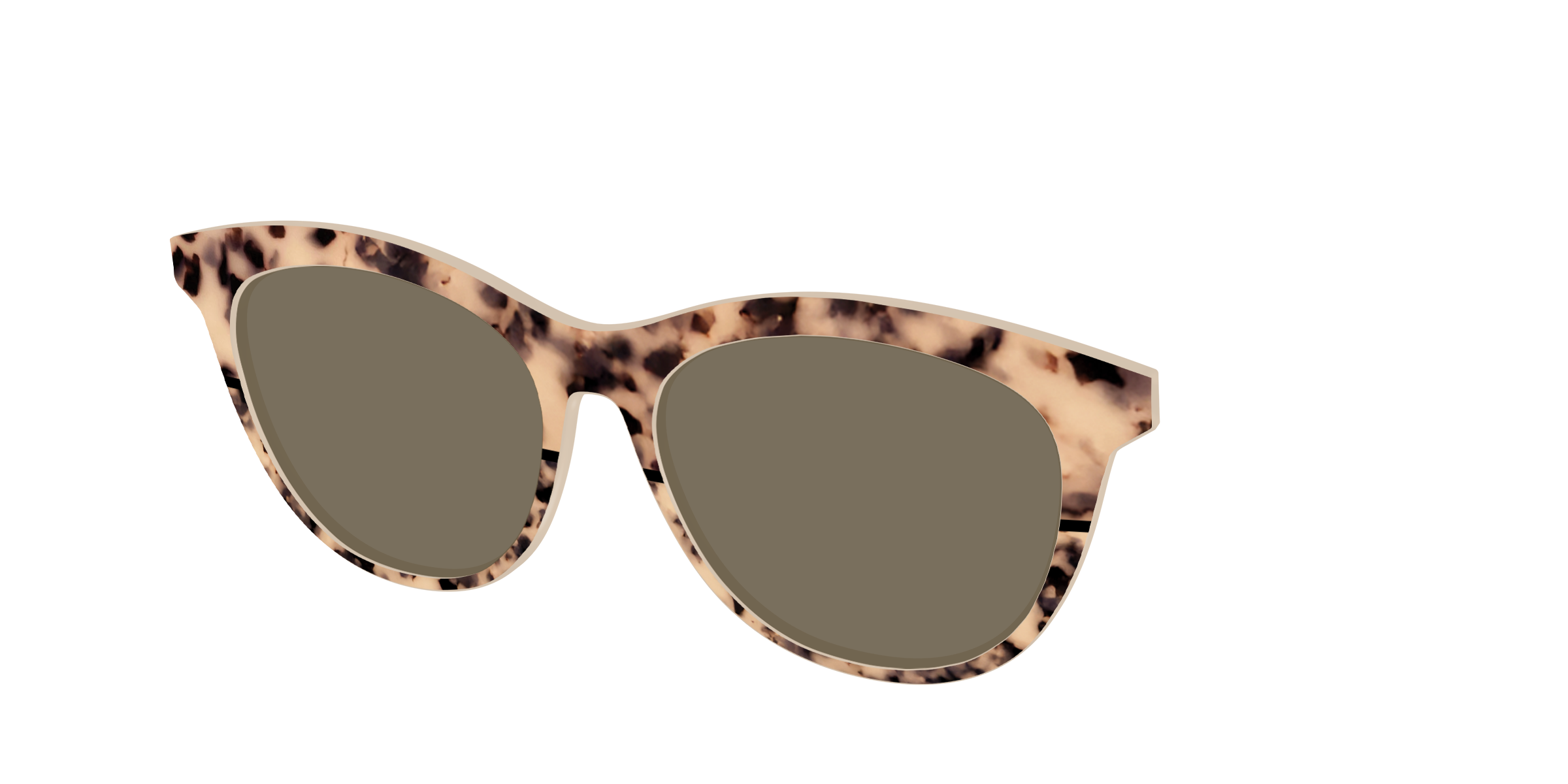 The Polarized Bisque Tortoise Split Sun Top - Image 42