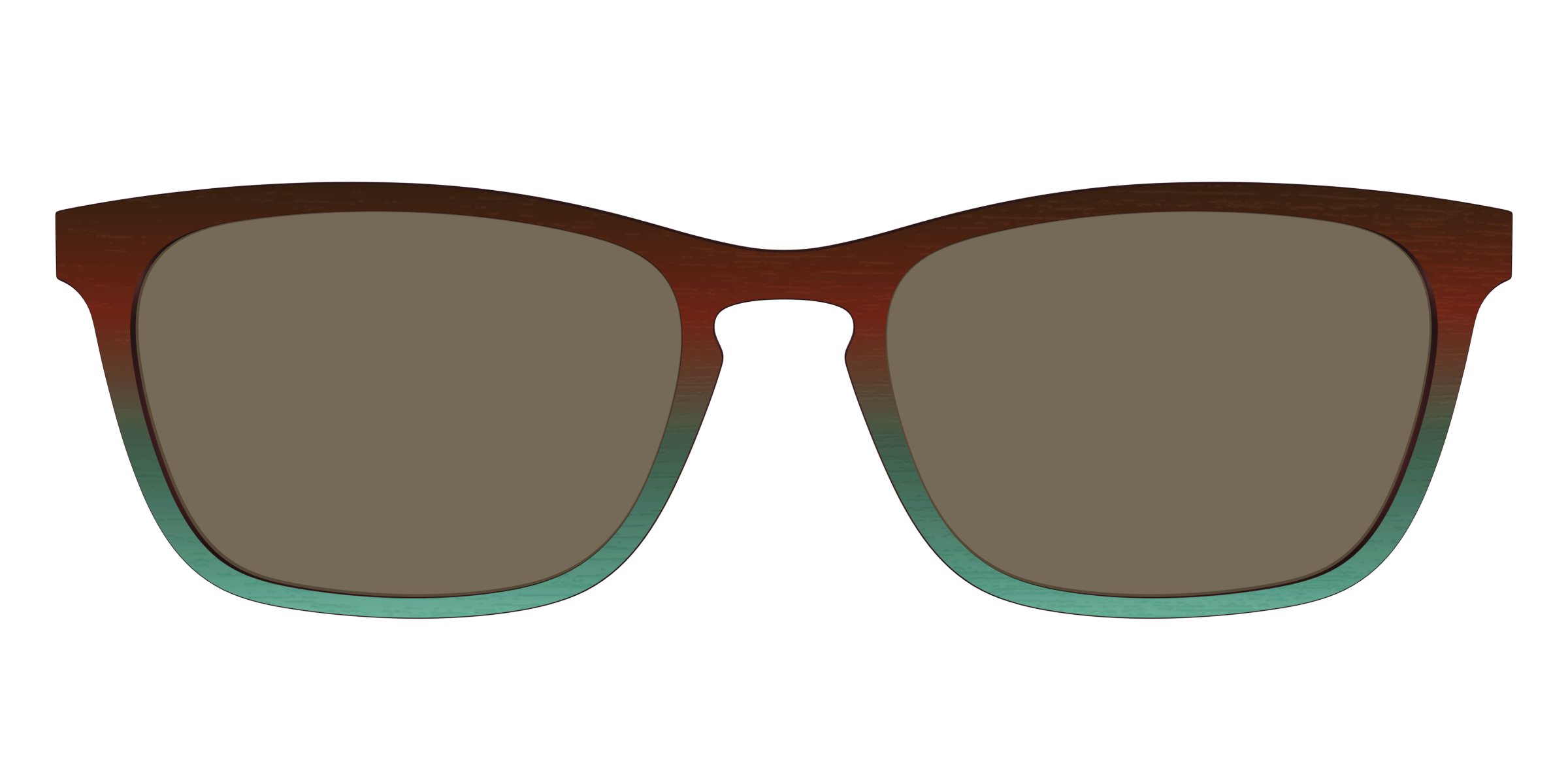 The Polarized Mahogany to Juniper Woodgrain Sun Top - Image 13