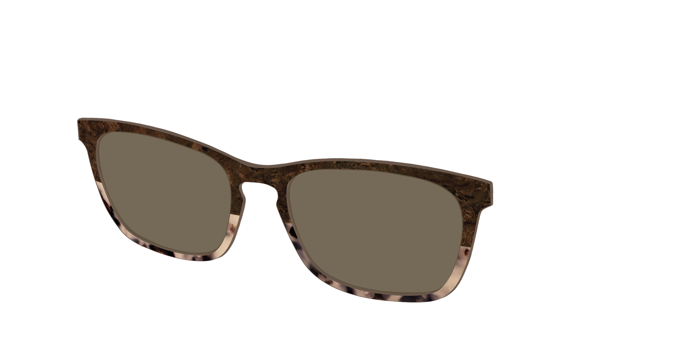 The Polarized Dark Oak Tortoise Split Sun Top - Image 14