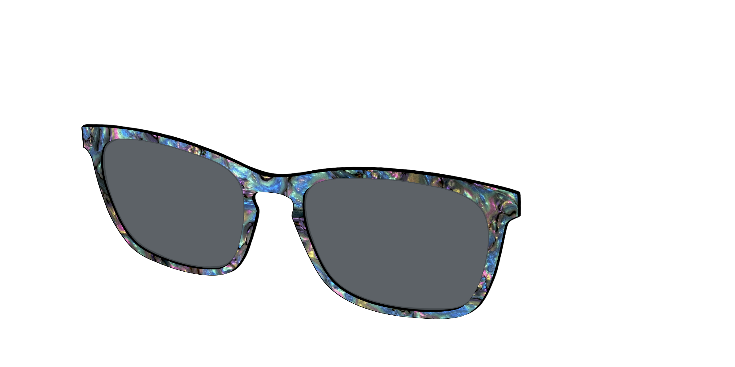The Polarized Midnight Abalone Sun Top - Image 14