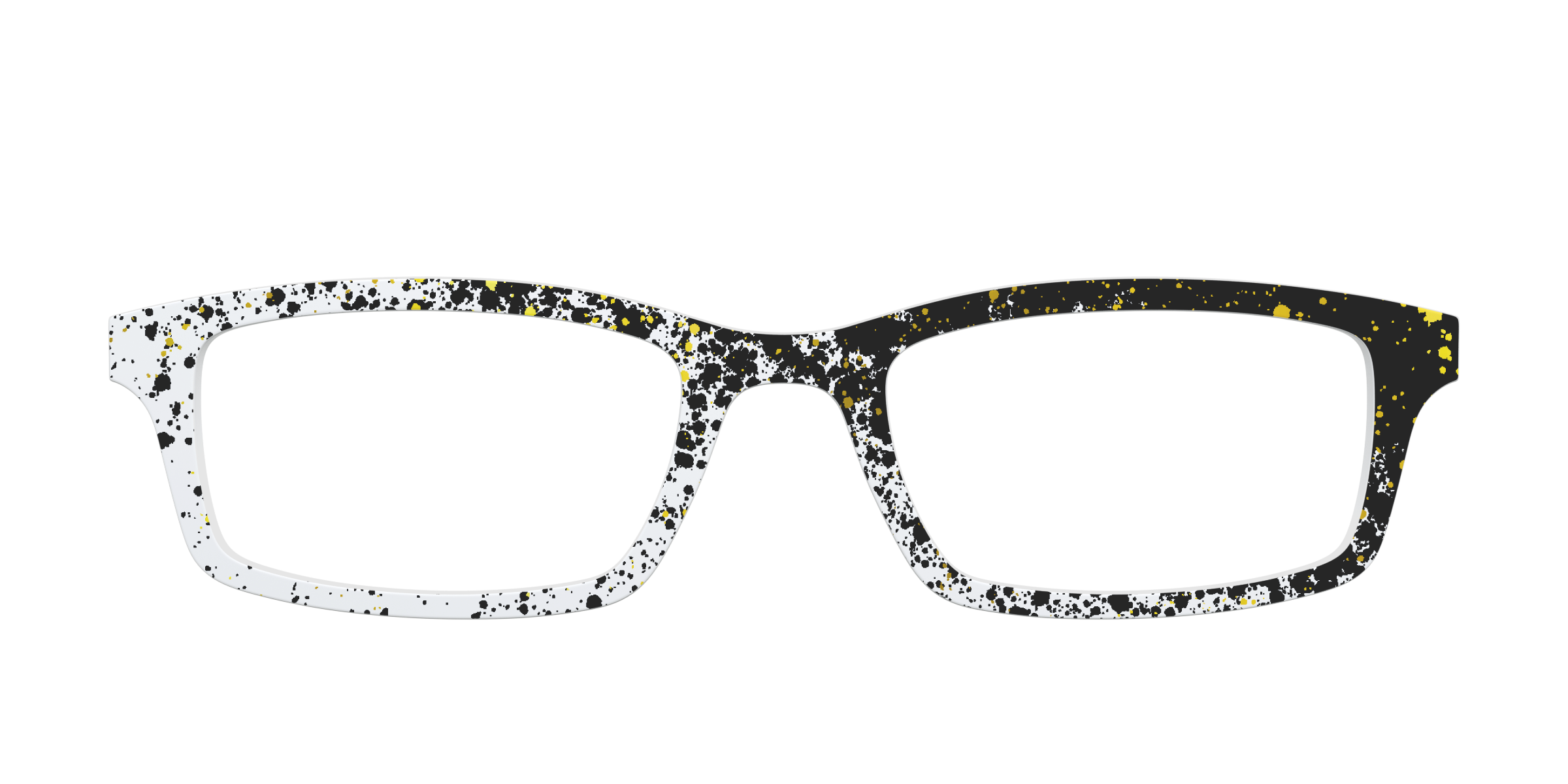 The Black & White Splatter