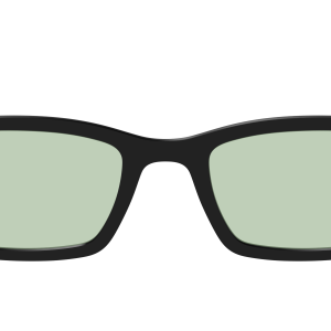 The Black With Sage Green Lens