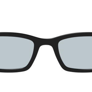 The Black With Slate Blue Lens