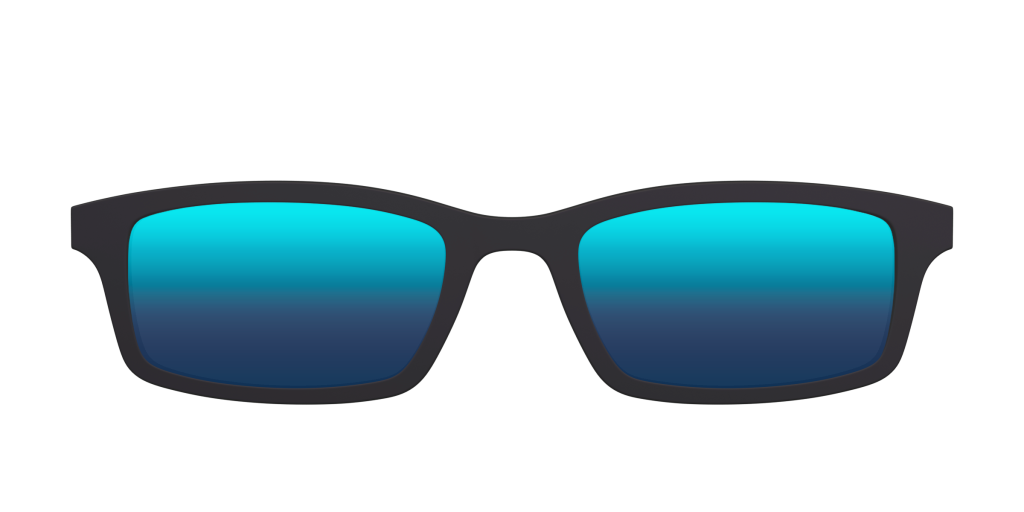 The Polarized Blue Reflective Sun Top