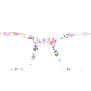 The Delicate Flower Crown with Butterfly Glitter