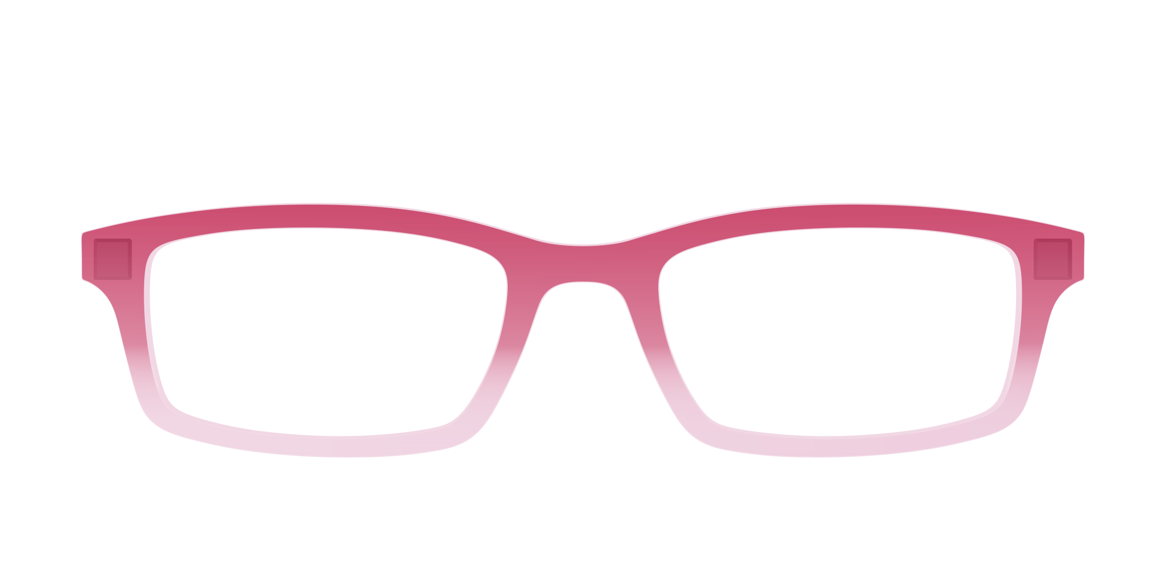 The Flamingo to Blush Gradient Crystal