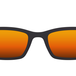 The Polarized Orange Reflective Sun Top