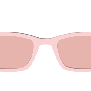 The Pink Crystal With Coral Pink Lens