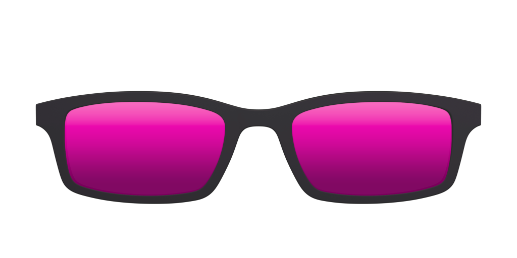 The Polarized Pink Reflective Sun Top