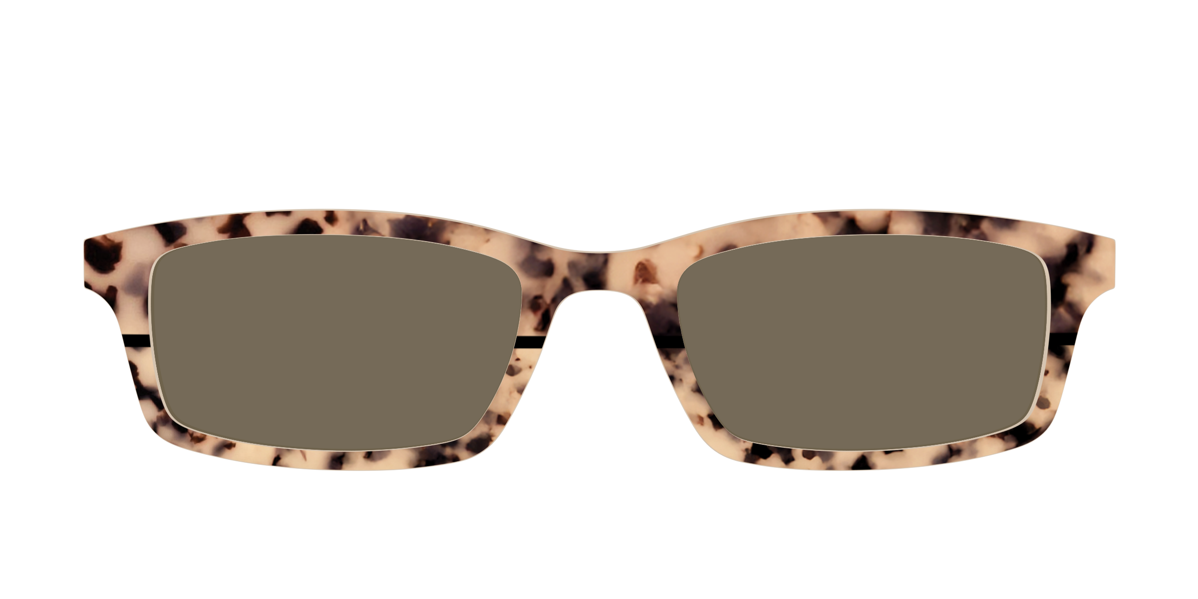 The Polarized Bisque Tortoise Split Sun Top