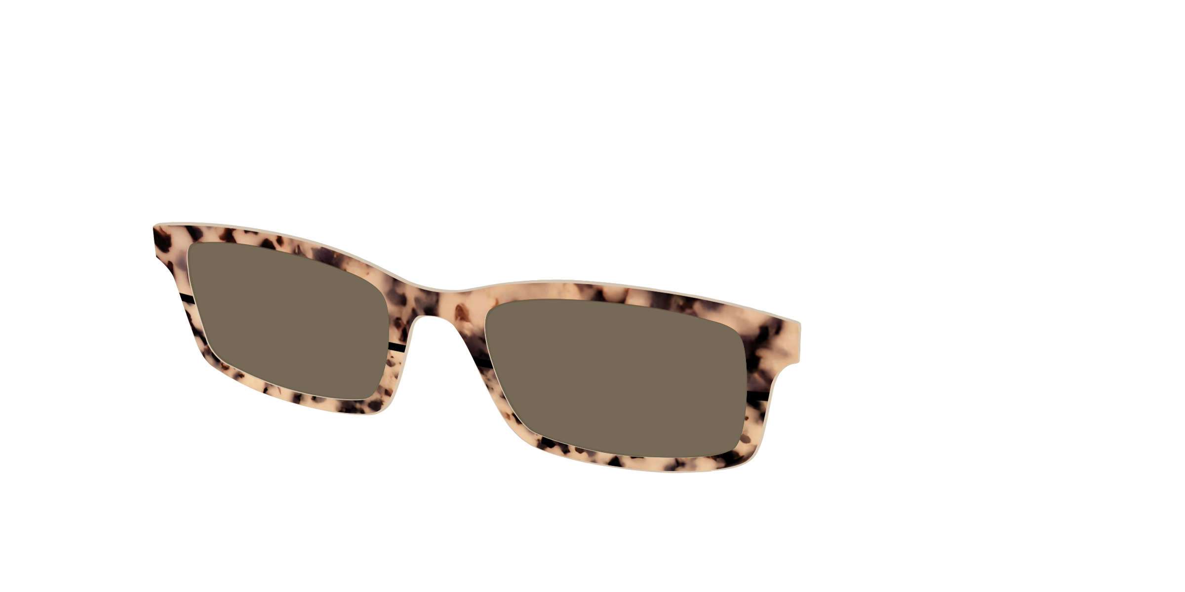 The Polarized Bisque Tortoise Split Sun Top - Image 2