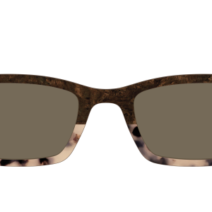 The Polarized Dark Oak Tortoise Split Sun Top
