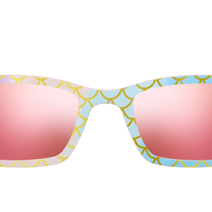 The Polarized Rainbow Mermaid Sun Top
