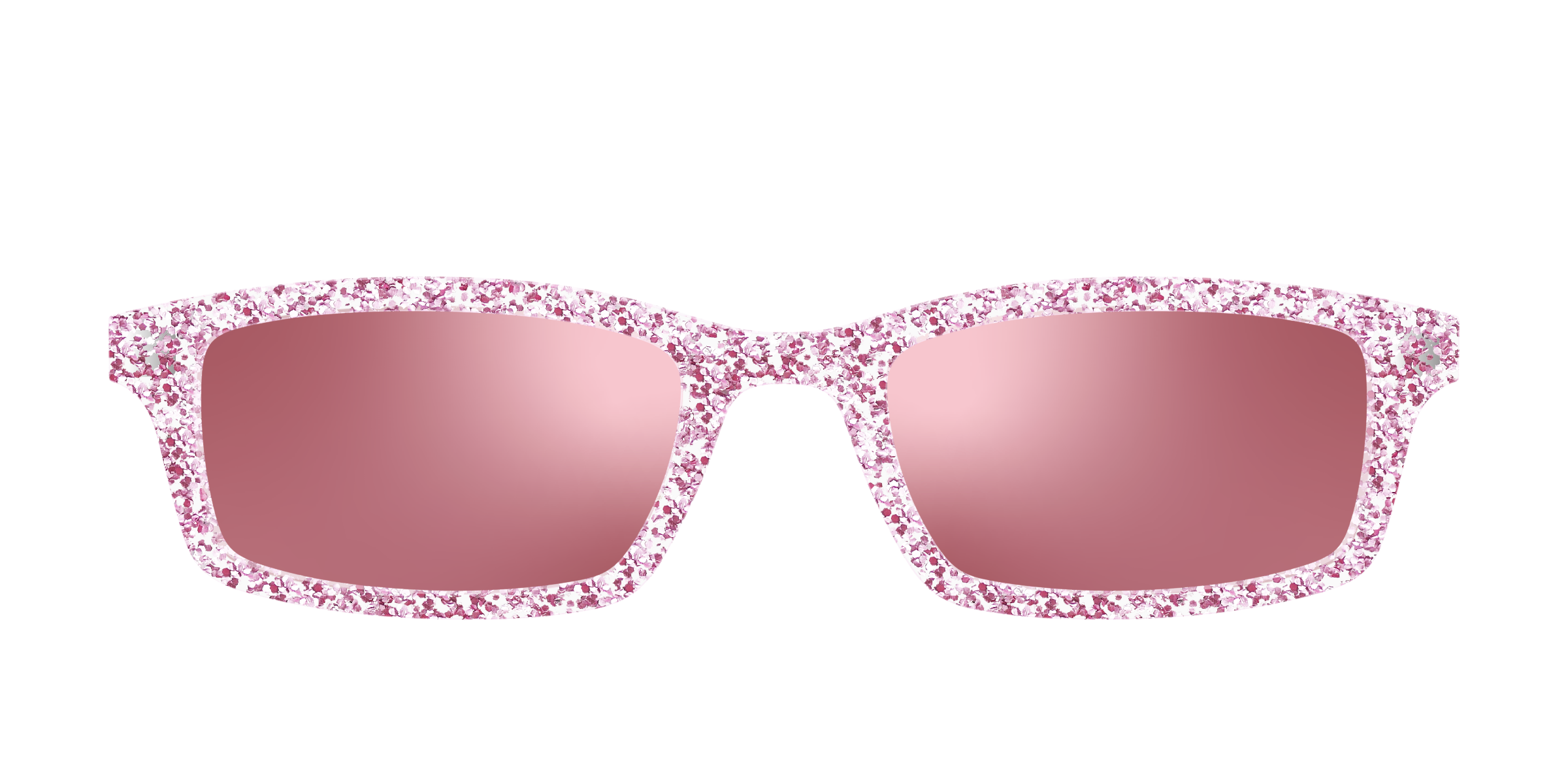 The Polarized Rose Gold Sparkle Sun Top