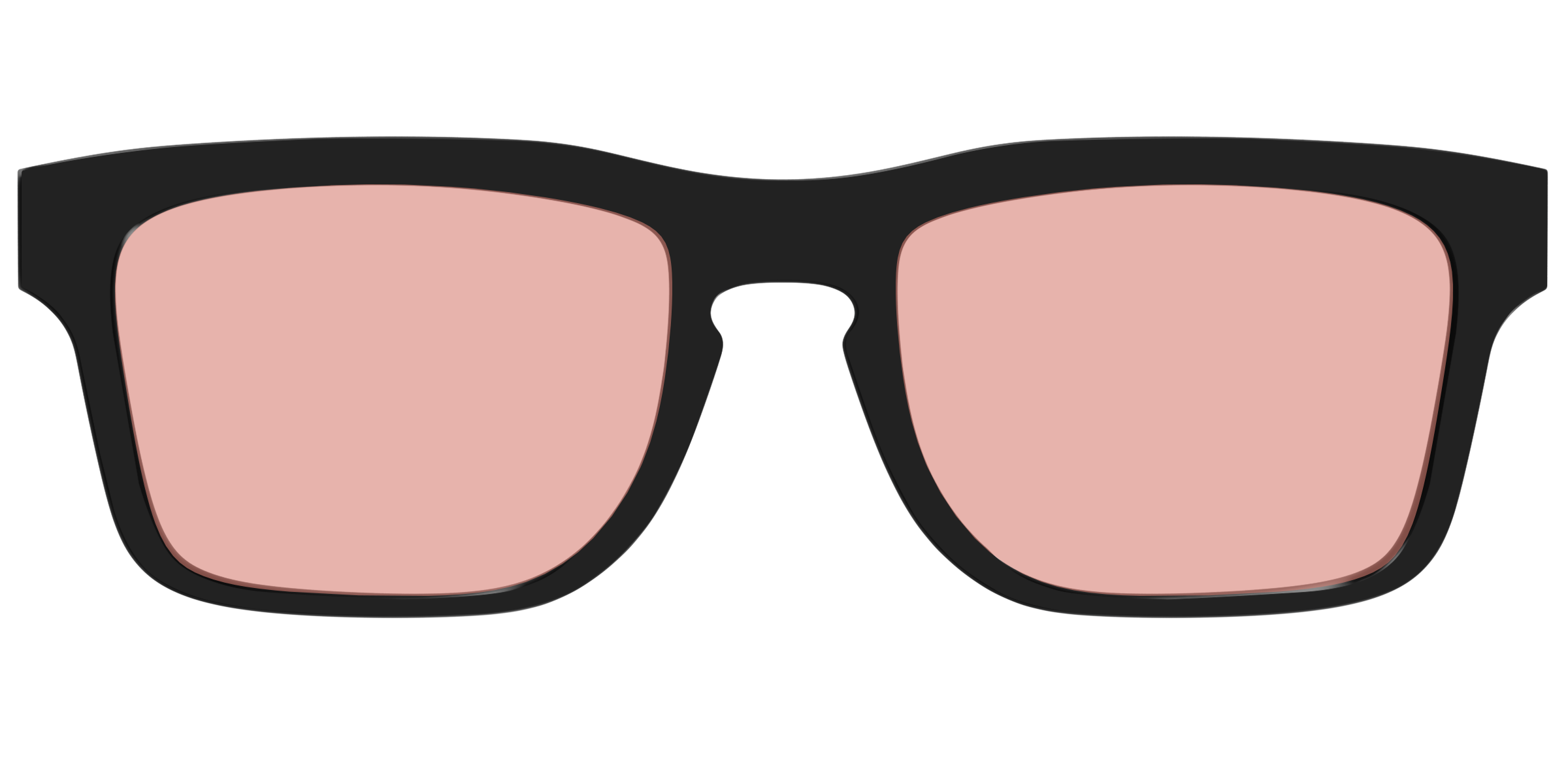 The Black With Coral Pink Lens - Image 35