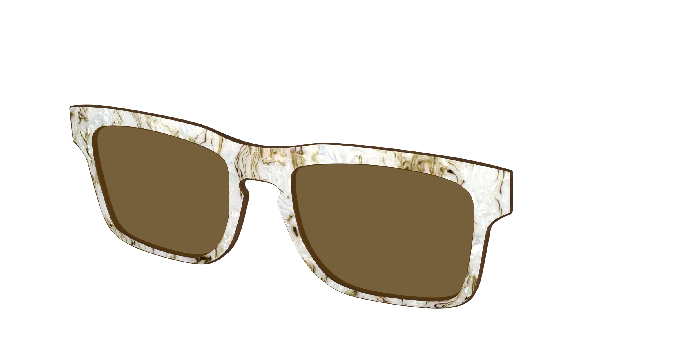 The Polarized Ivory Sand Pearl Shell Sun Top - Image 36