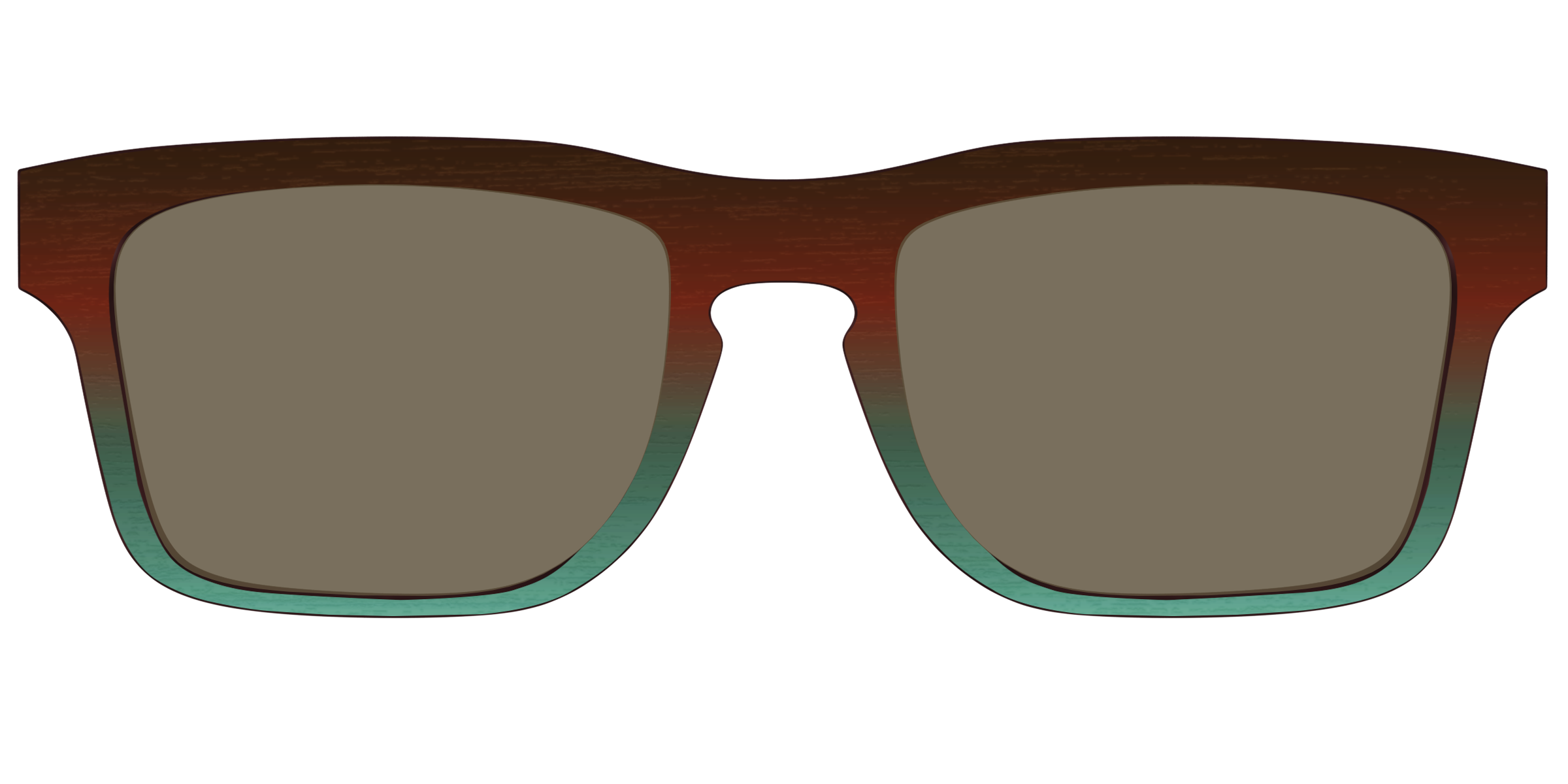 The Polarized Mahogany to Juniper Woodgrain Sun Top - Image 35