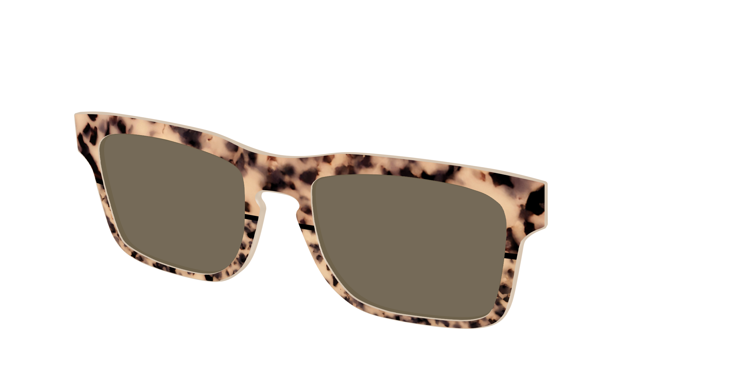 The Polarized Bisque Tortoise Split Sun Top - Image 36