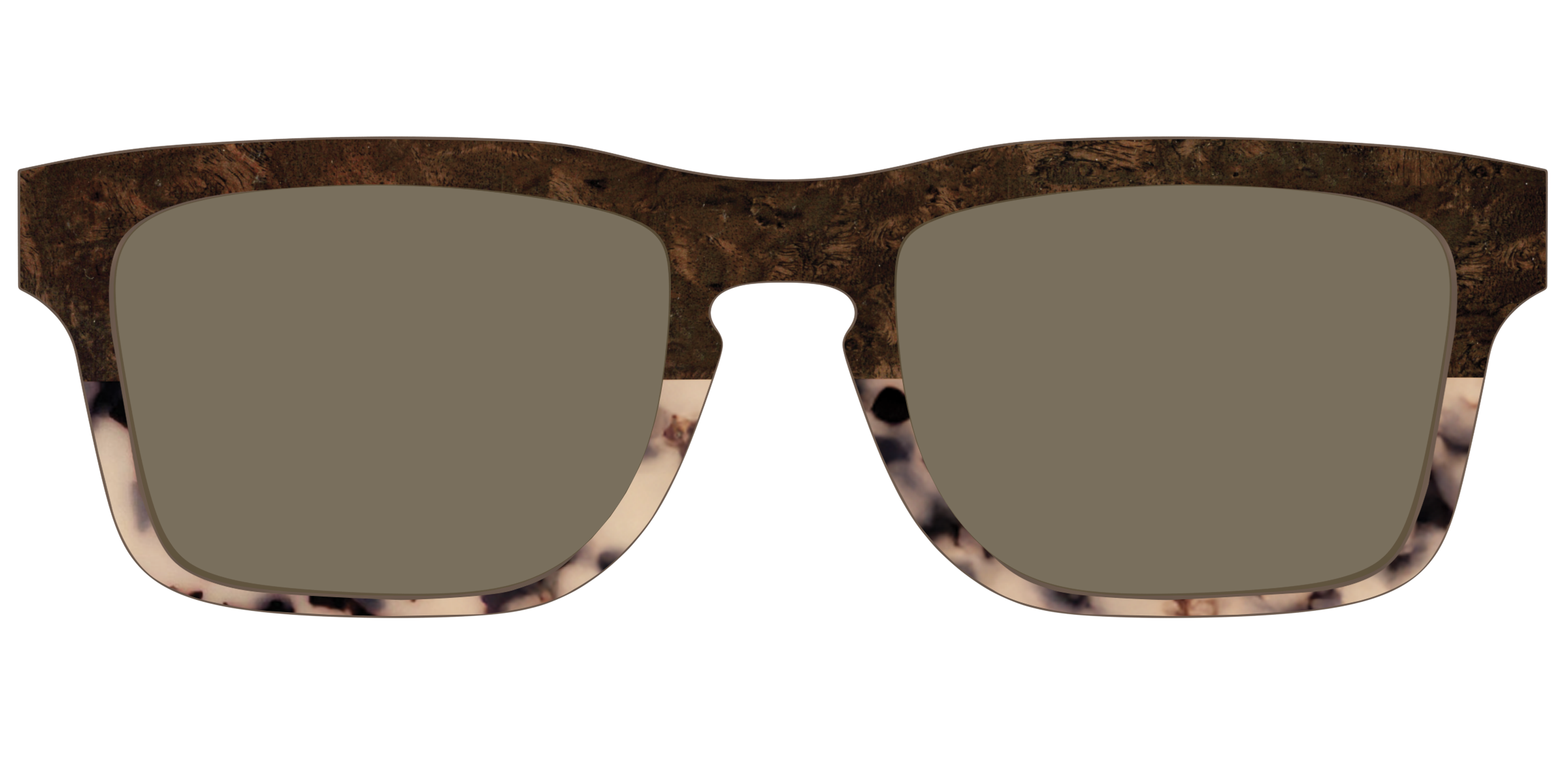 The Polarized Dark Oak Tortoise Split Sun Top - Image 35