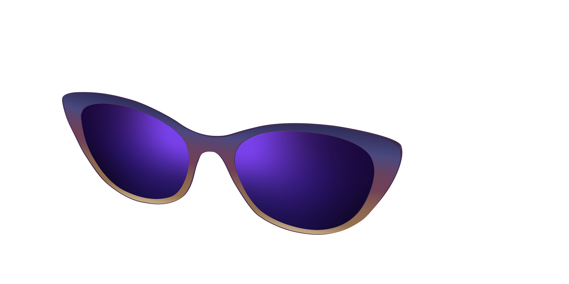 The Polarized Dusk to Dawn Gradient Sun Top - Image 24