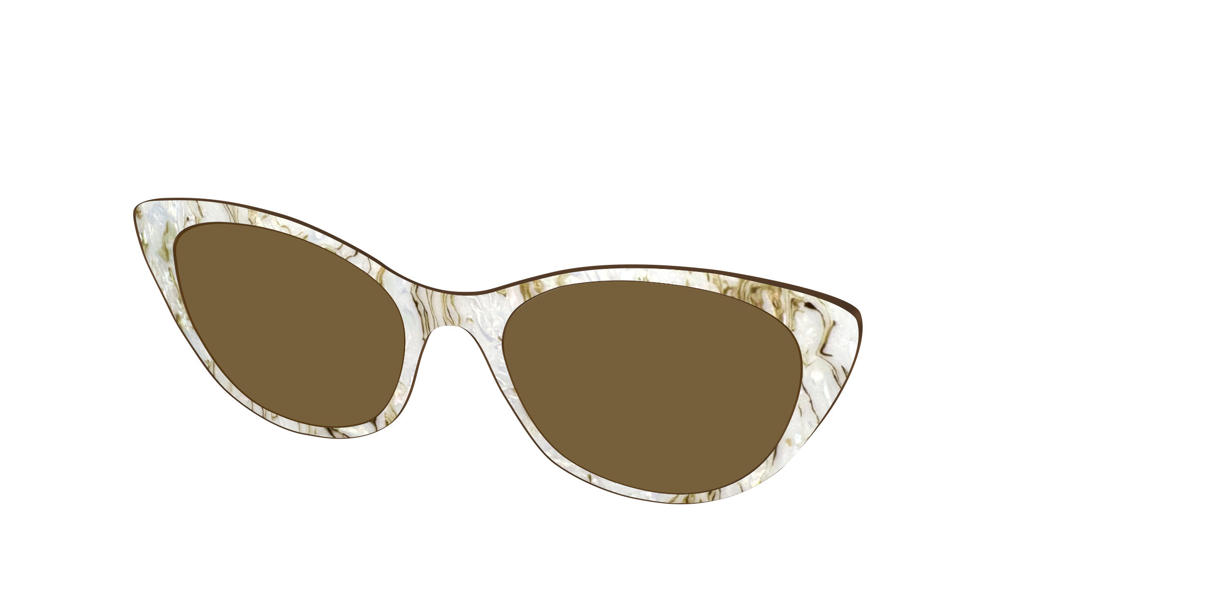 The Polarized Ivory Sand Pearl Shell Sun Top - Image 24