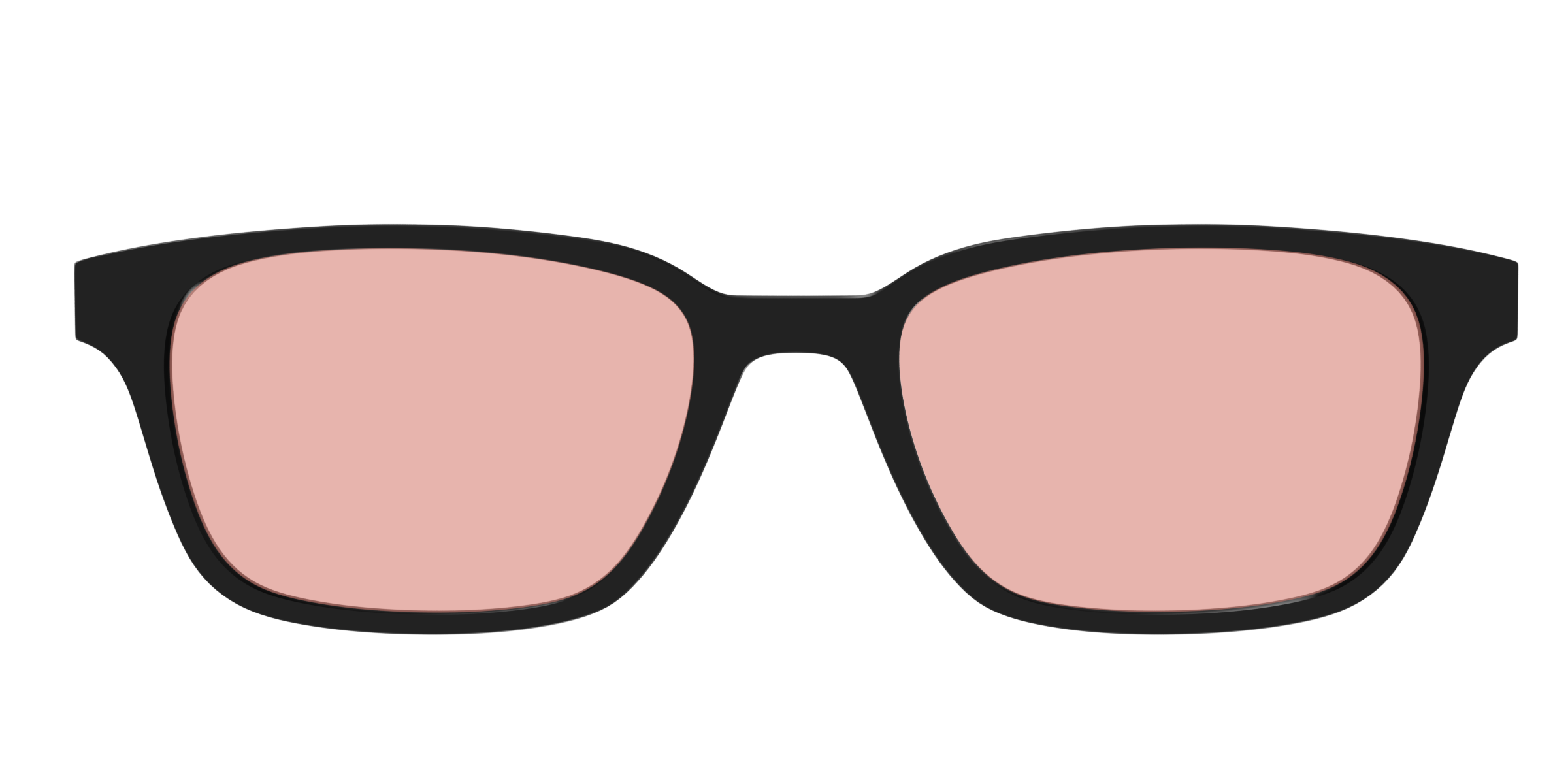 The Black With Coral Pink Lens - Image 21