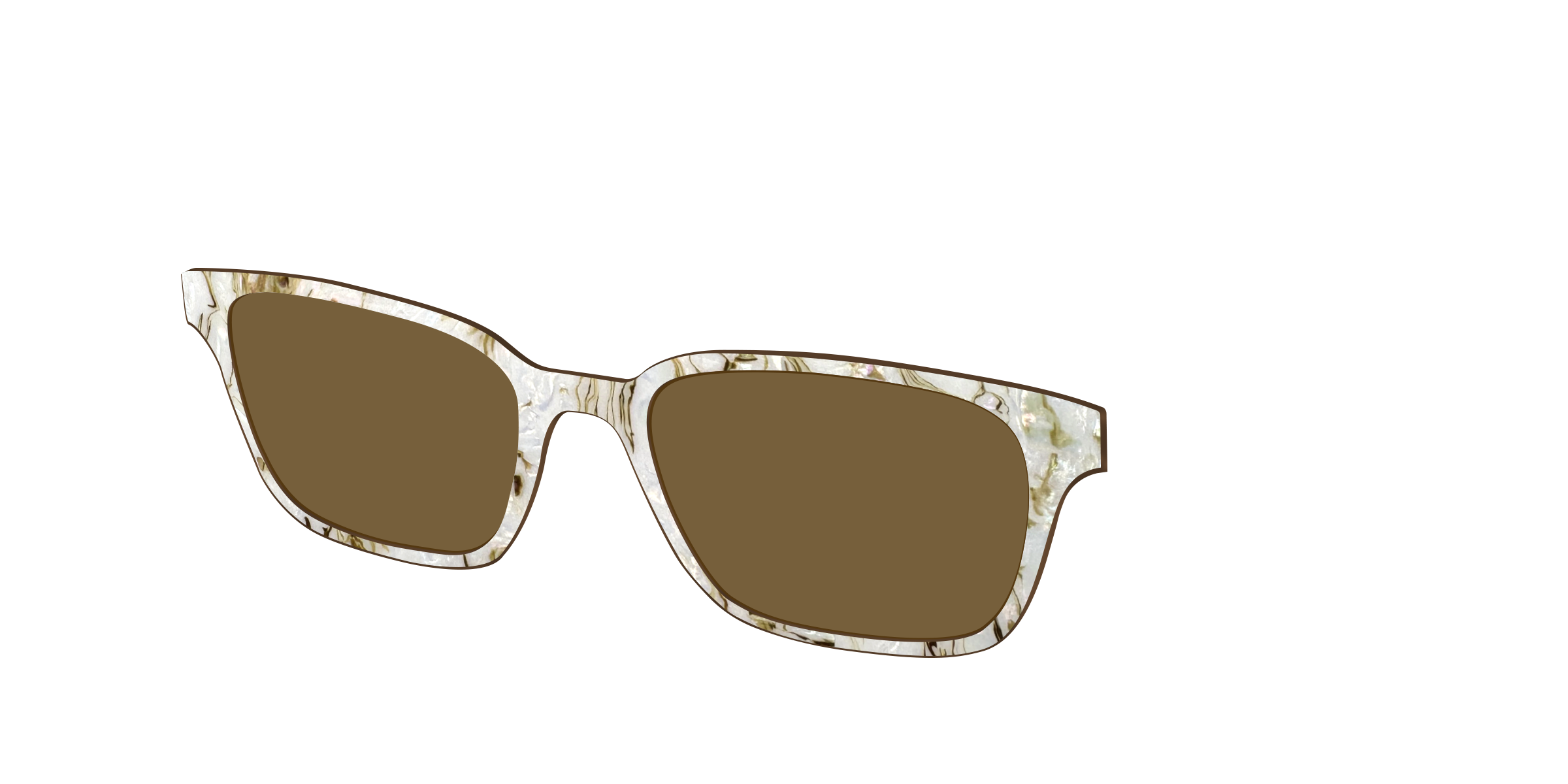 The Polarized Ivory Sand Pearl Shell Sun Top - Image 22