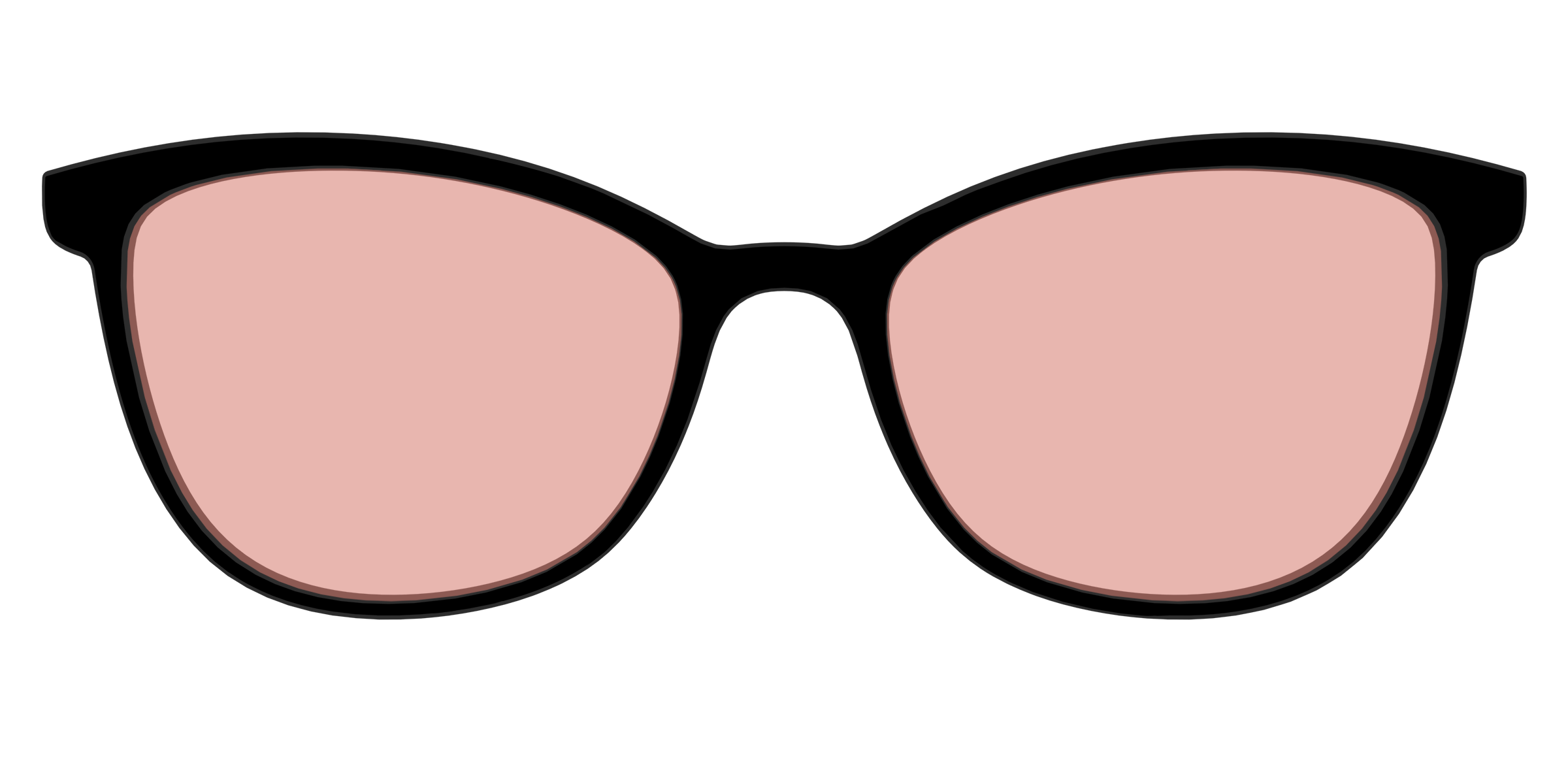 The Black With Coral Pink Lens - Image 53