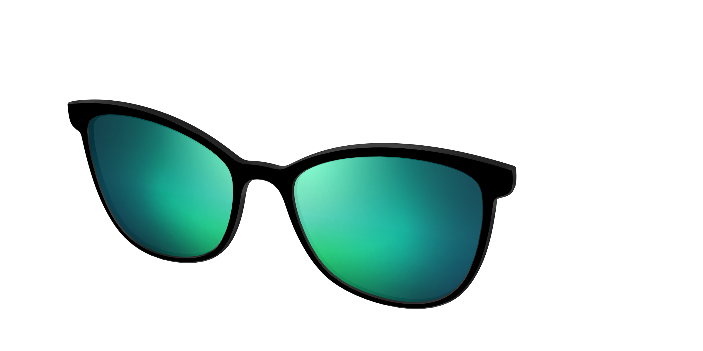 The Polarized Green Reflective Sun Top - Image 36