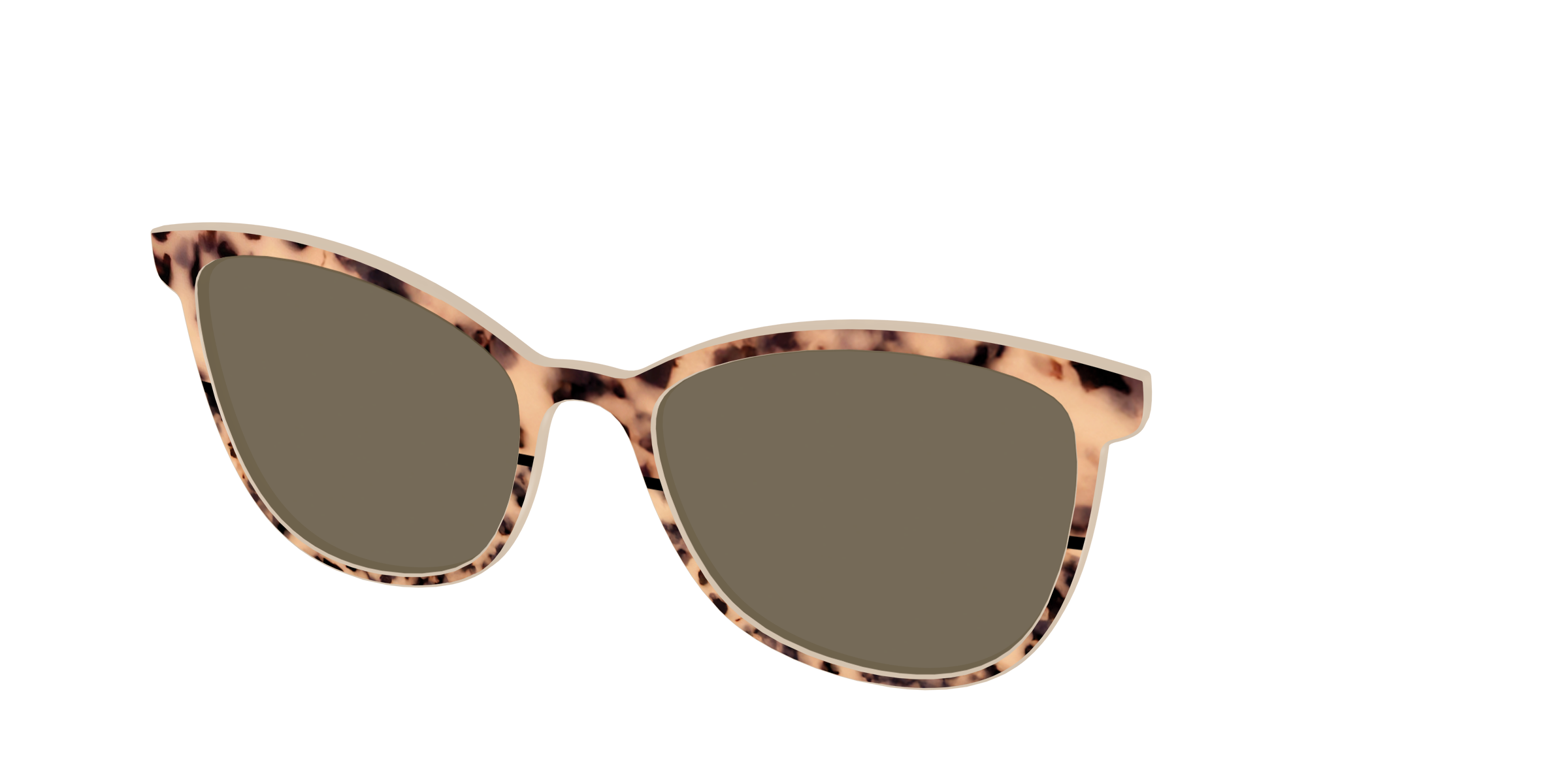 The Polarized Bisque Tortoise Split Sun Top - Image 54