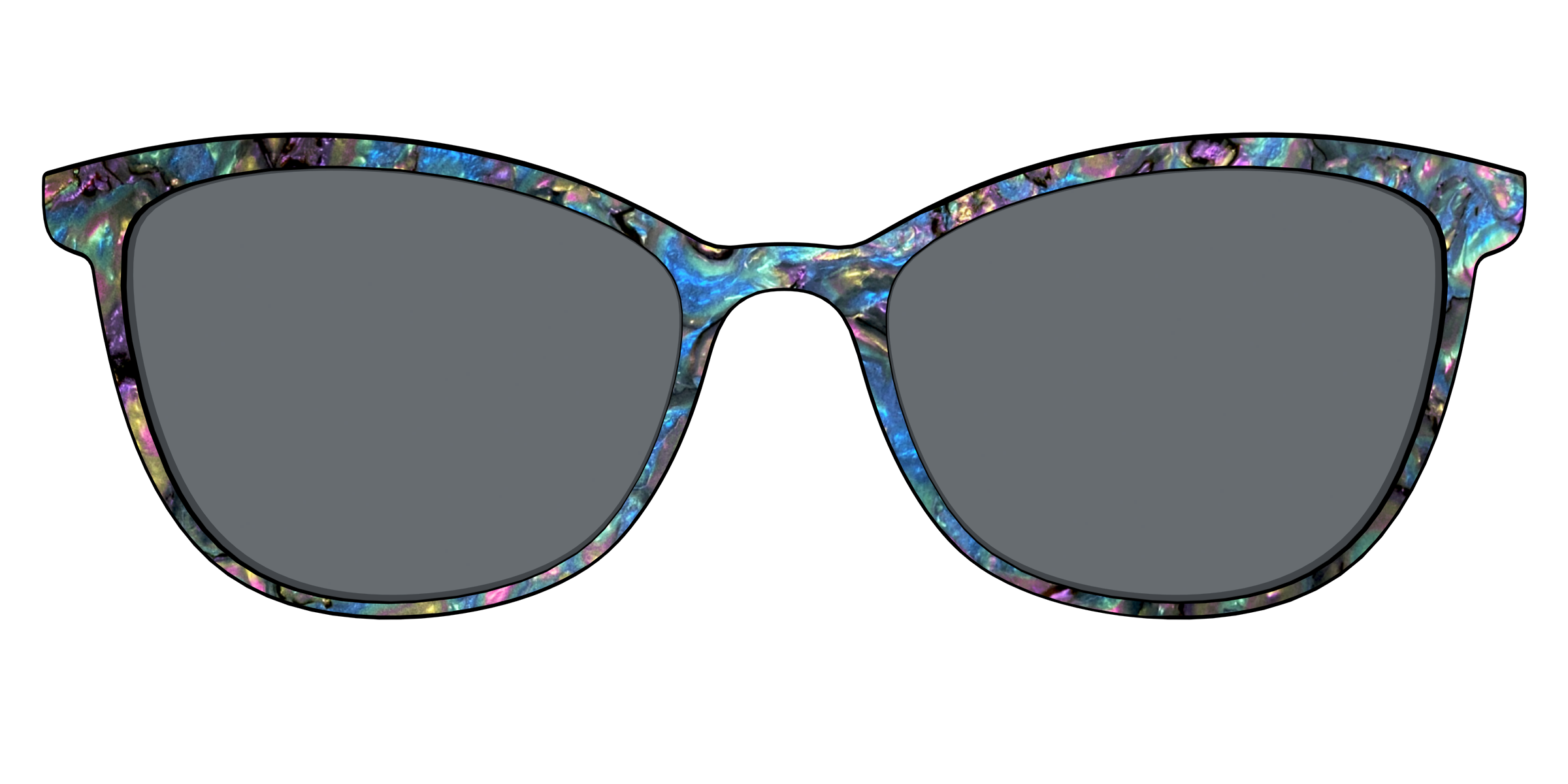 The Polarized Midnight Abalone Sun Top - Image 53