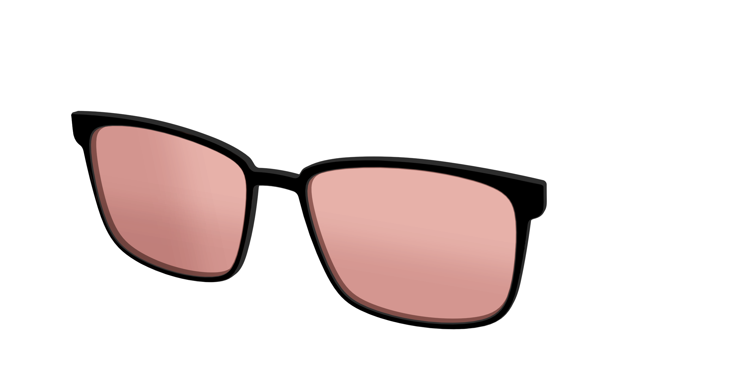 The Black With Coral Pink Lens - Image 50