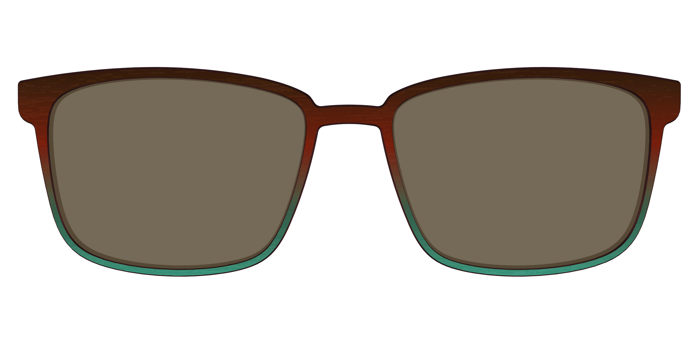 The Polarized Mahogany to Juniper Woodgrain Sun Top - Image 49
