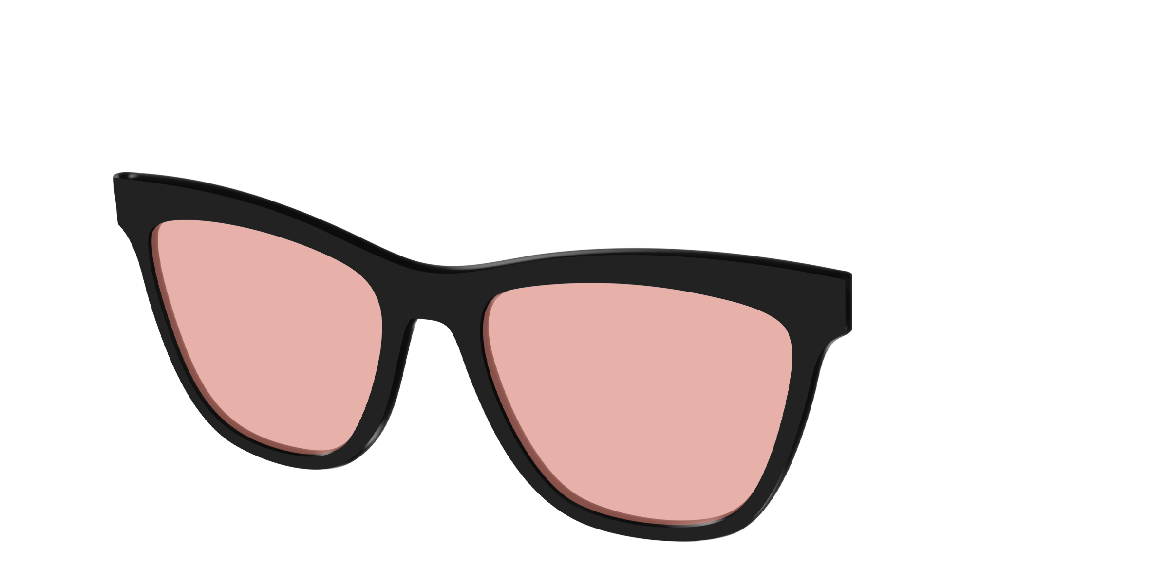 The Black With Coral Pink Lens - Image 30