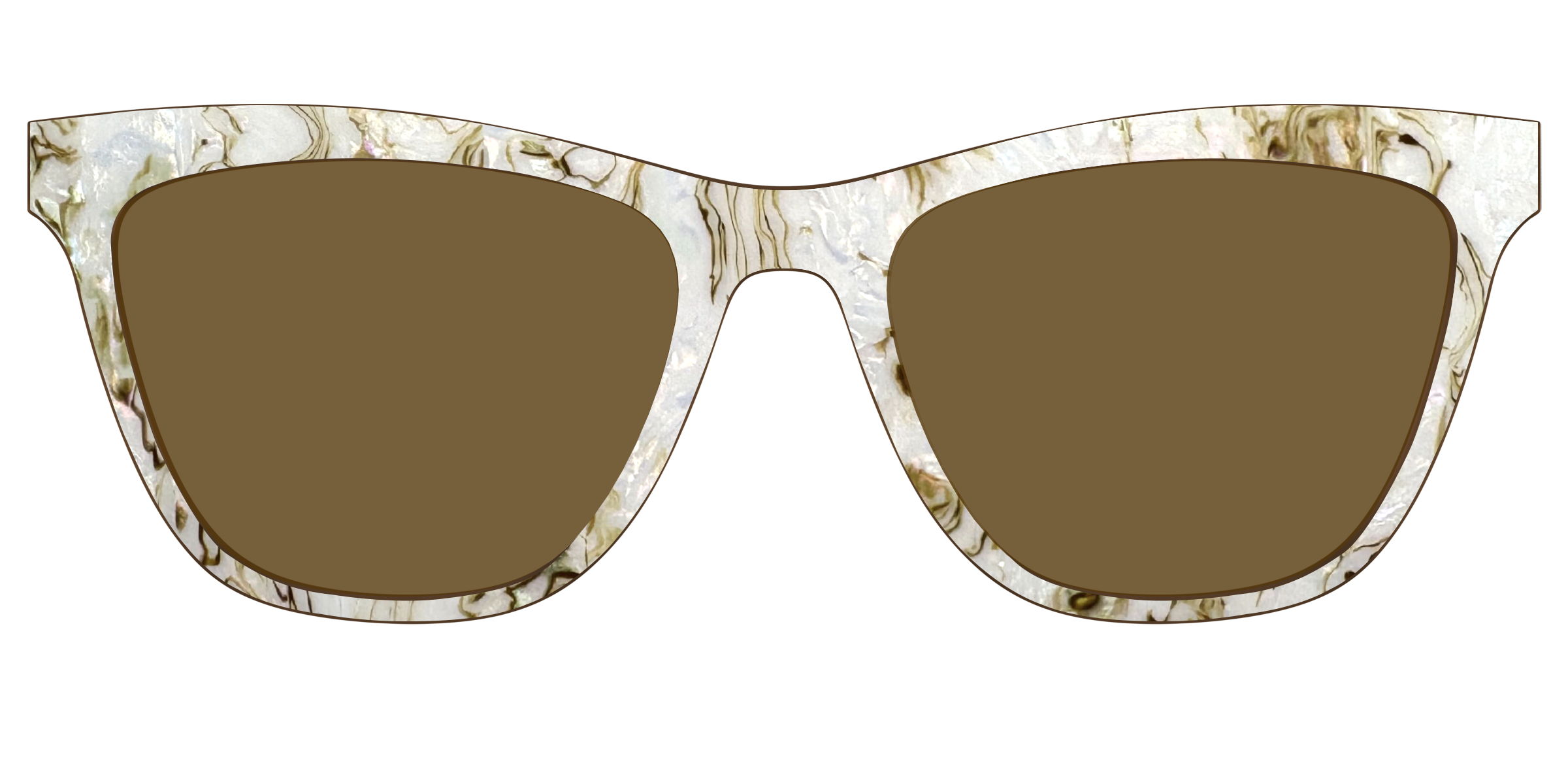 The Polarized Ivory Sand Pearl Shell Sun Top - Image 29