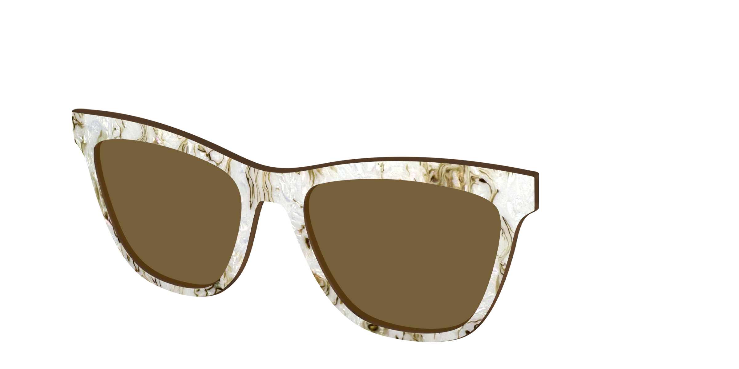 The Polarized Ivory Sand Pearl Shell Sun Top - Image 30