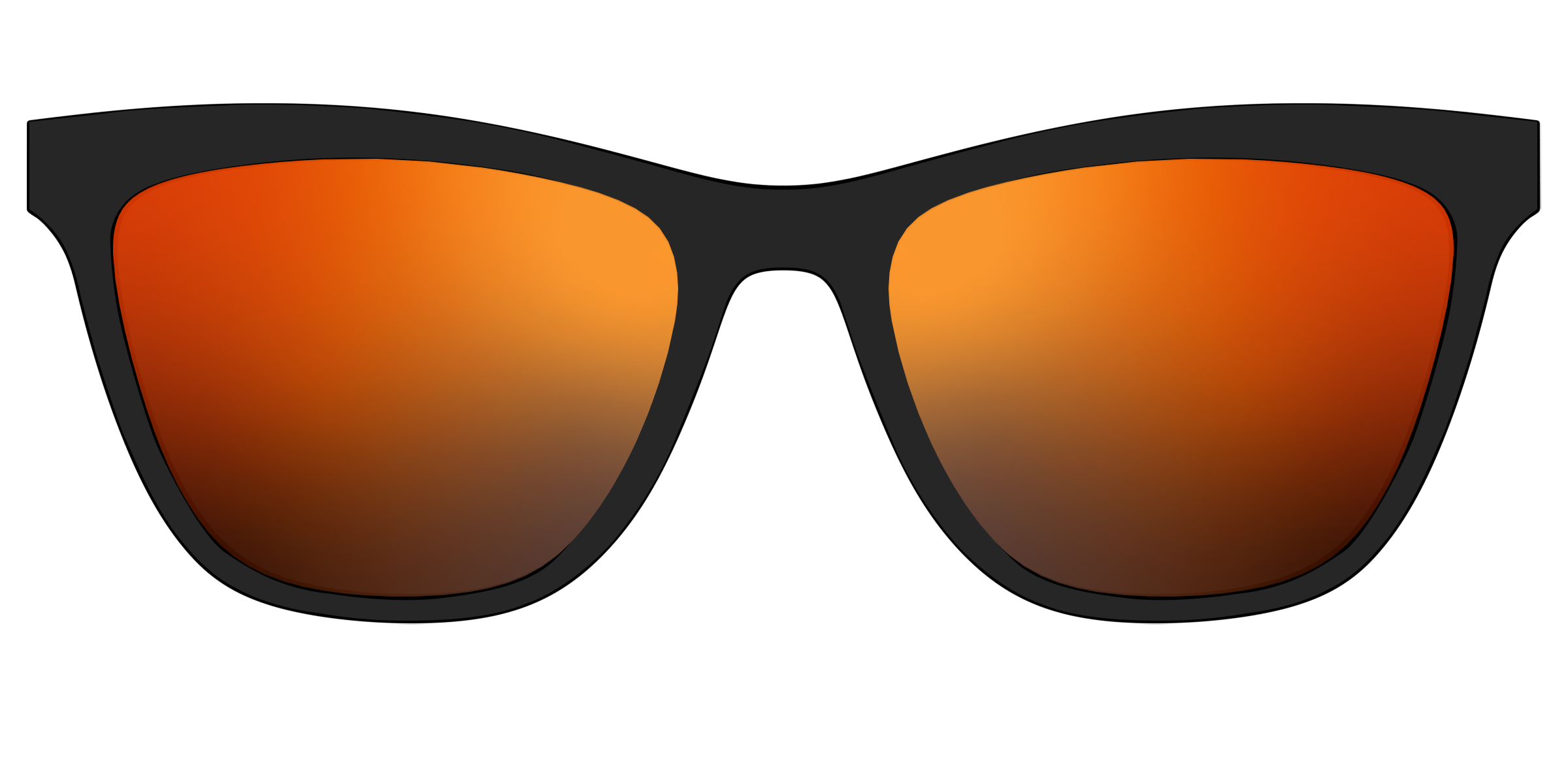 The Polarized Orange Reflective Sun Top - Image 15