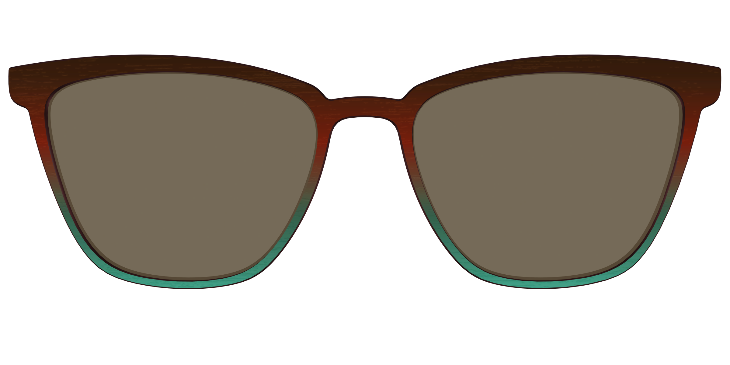 The Polarized Mahogany to Juniper Woodgrain Sun Top - Image 57
