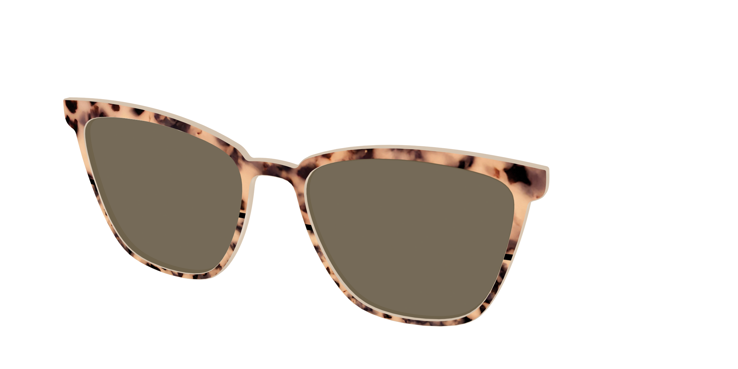 The Polarized Bisque Tortoise Split Sun Top - Image 58